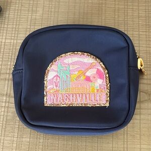 Stoney Clover Lane Navy Mini Bag with Nashville Patch